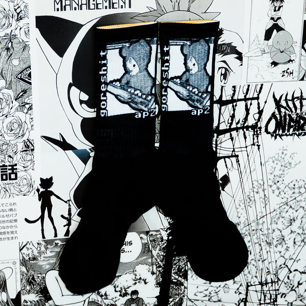 ap2 Goreshit black socks