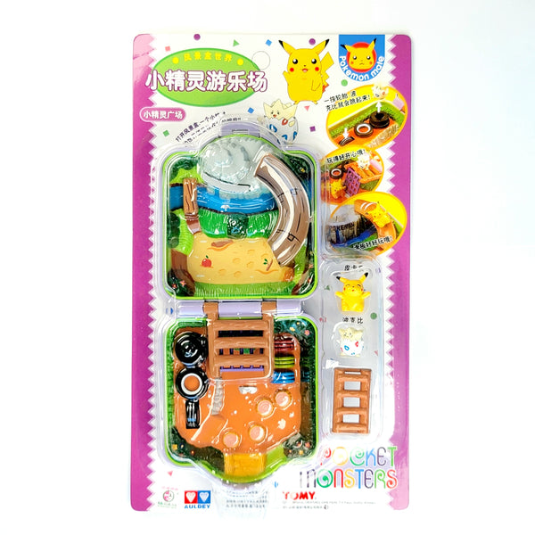 Pokemon Center Pocket Monsters Playset Polly Pocket CHIBI Complete Set