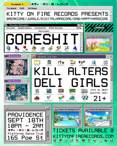 goreshit KILL ALTERS - Providence, RI