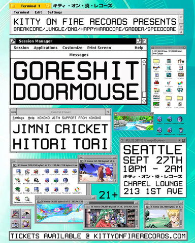 GORESHIT DOORMOUSE - Seattle, WA - September 27
