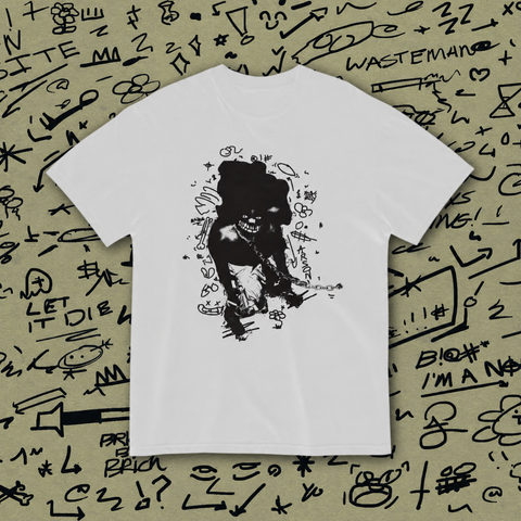 DEGENERATE white t-shirt